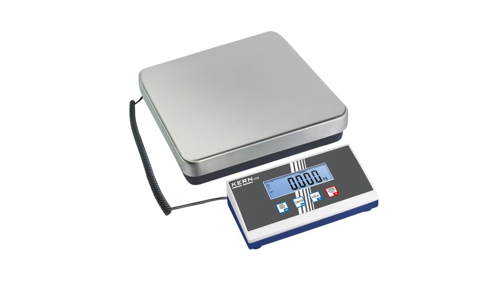 Scale, Stainless Steel, Platform, 305 x 315mm, 300kg, Backlit LCD